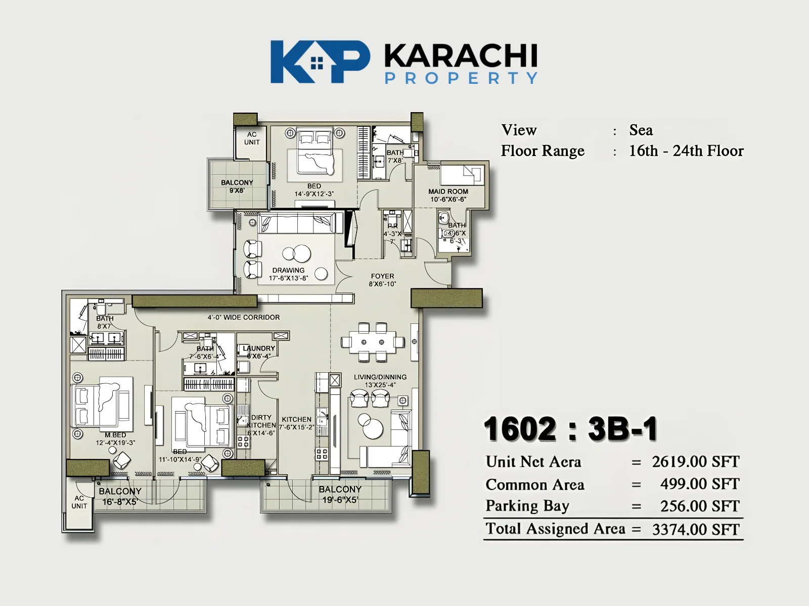 1602 - 3B-1 plan map