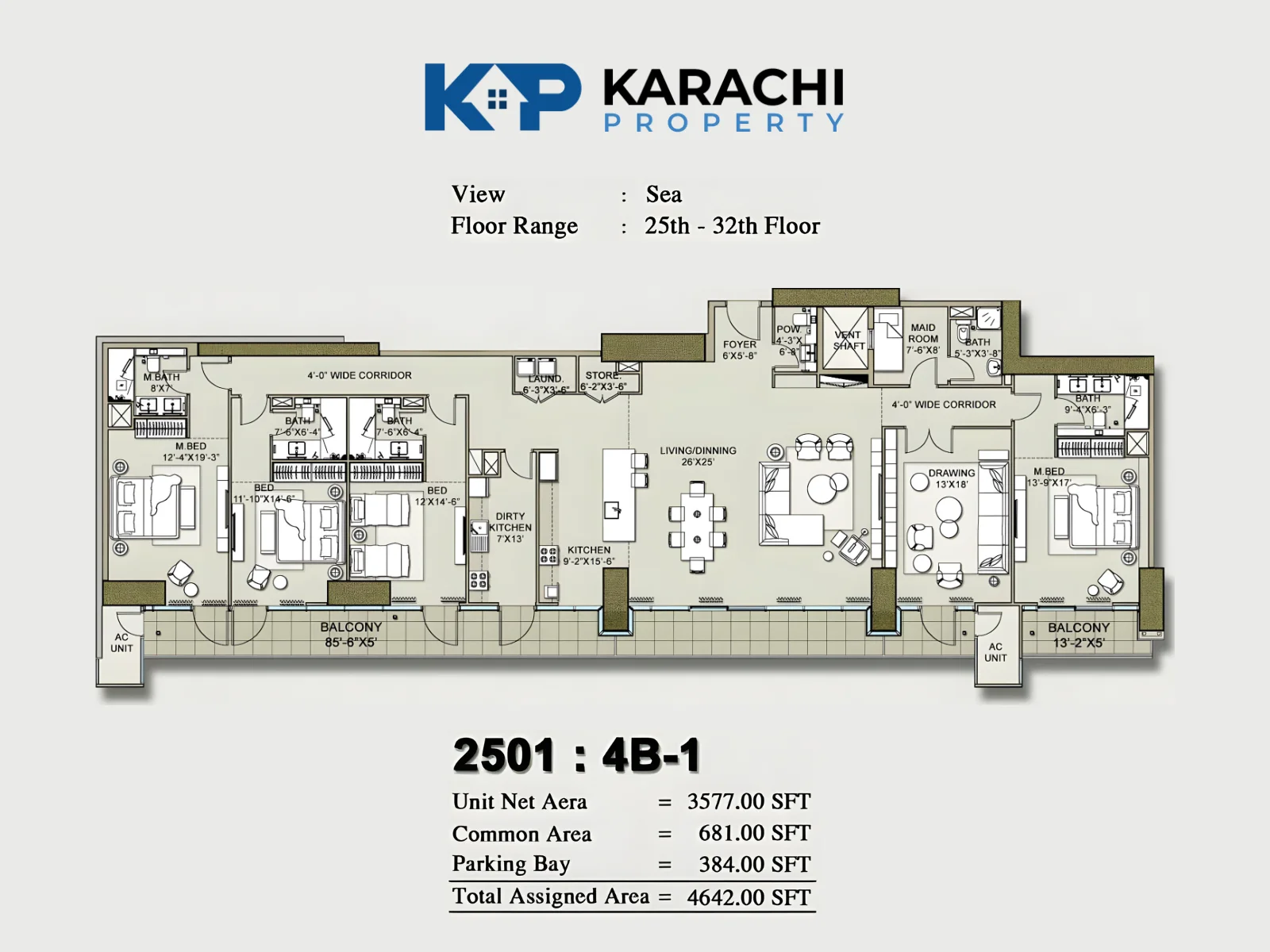 2501 - 4B-1 plan map