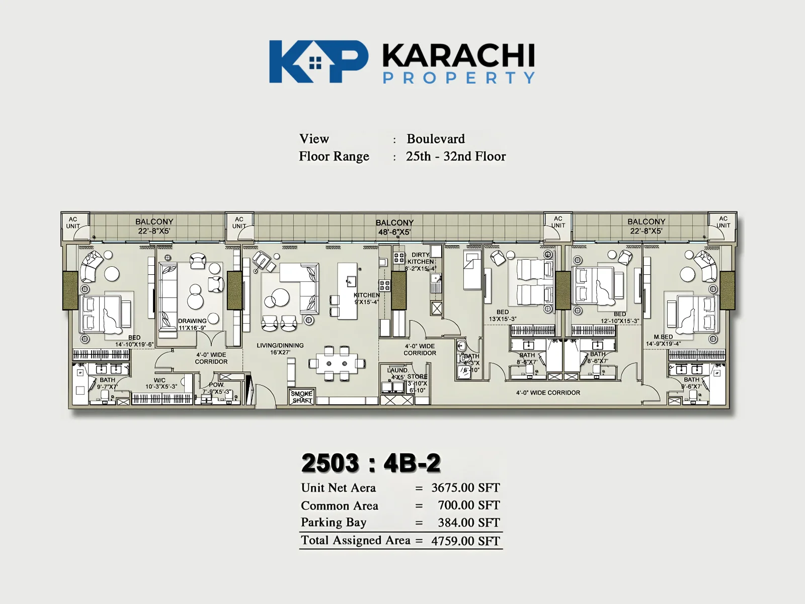 2503 - 4B-2 plan map