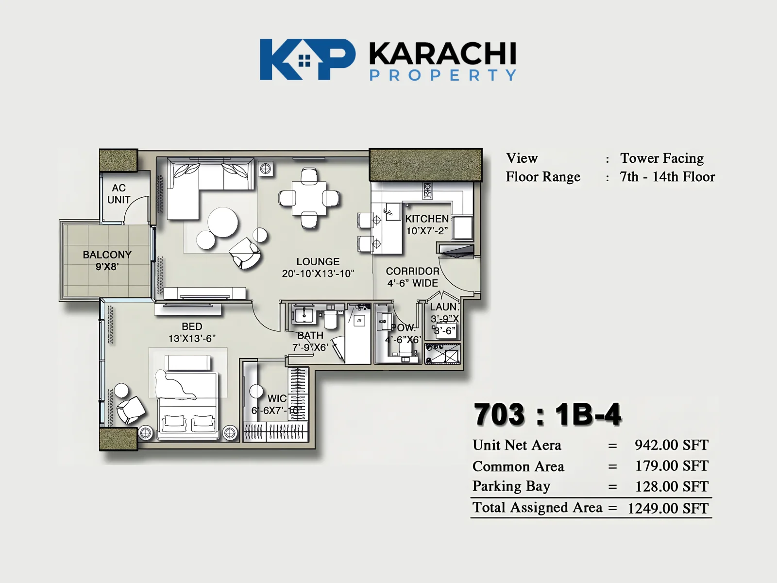 703 - 1B-4 plan map
