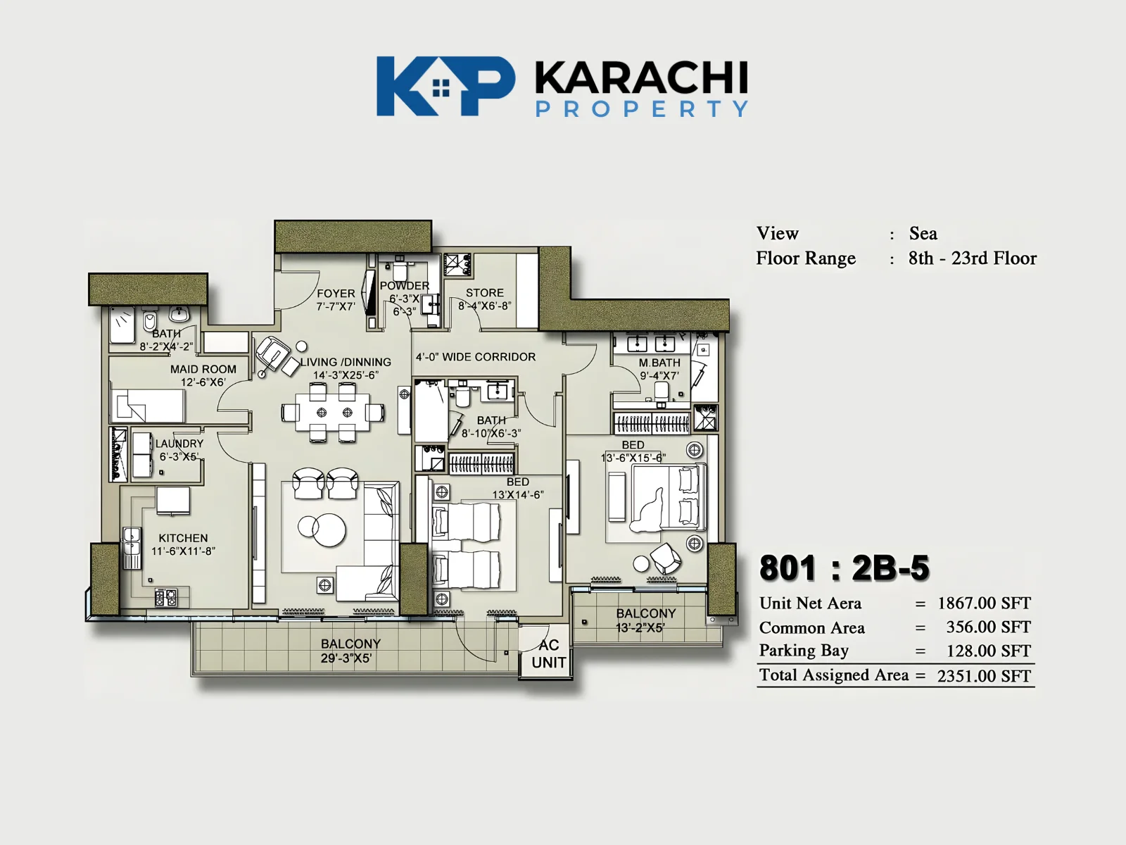 801 - 2B-5 plan map