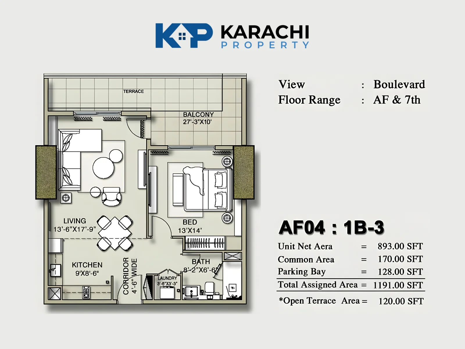 AF04 - 1B-3 plan map
