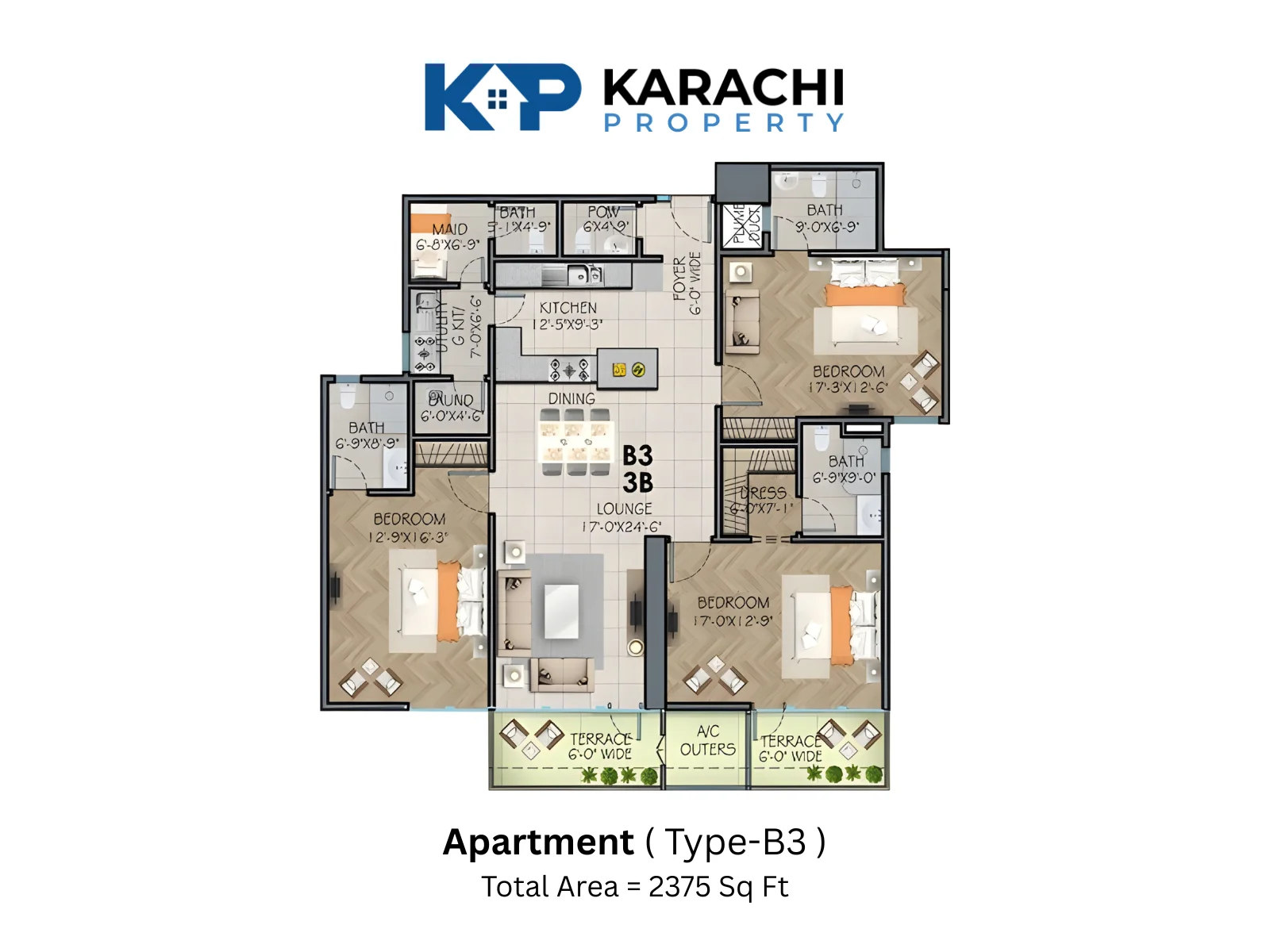 Type-B3 Apartment
