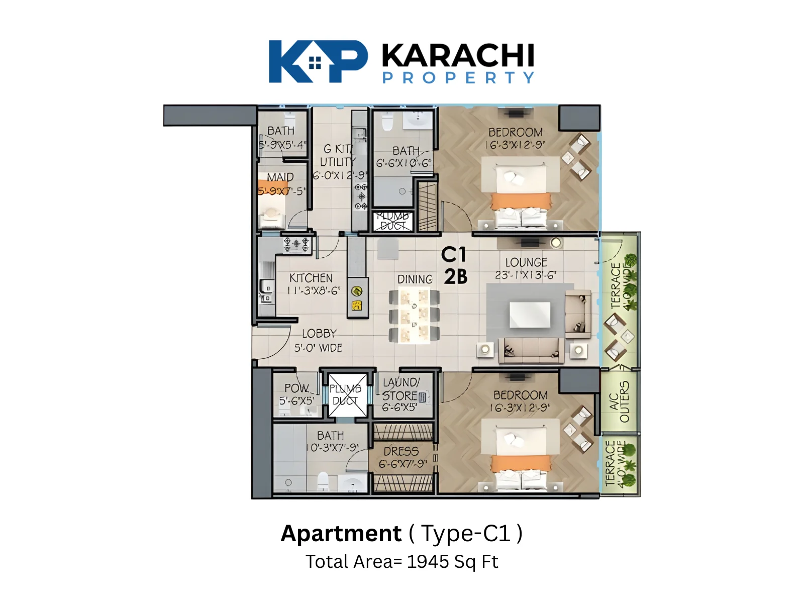 Type-C1 Apartment