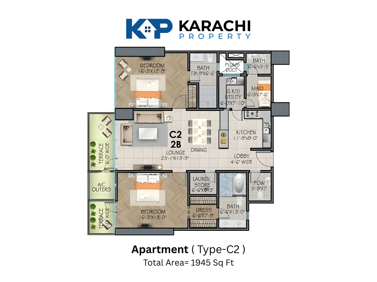 Type-C2 Apartment