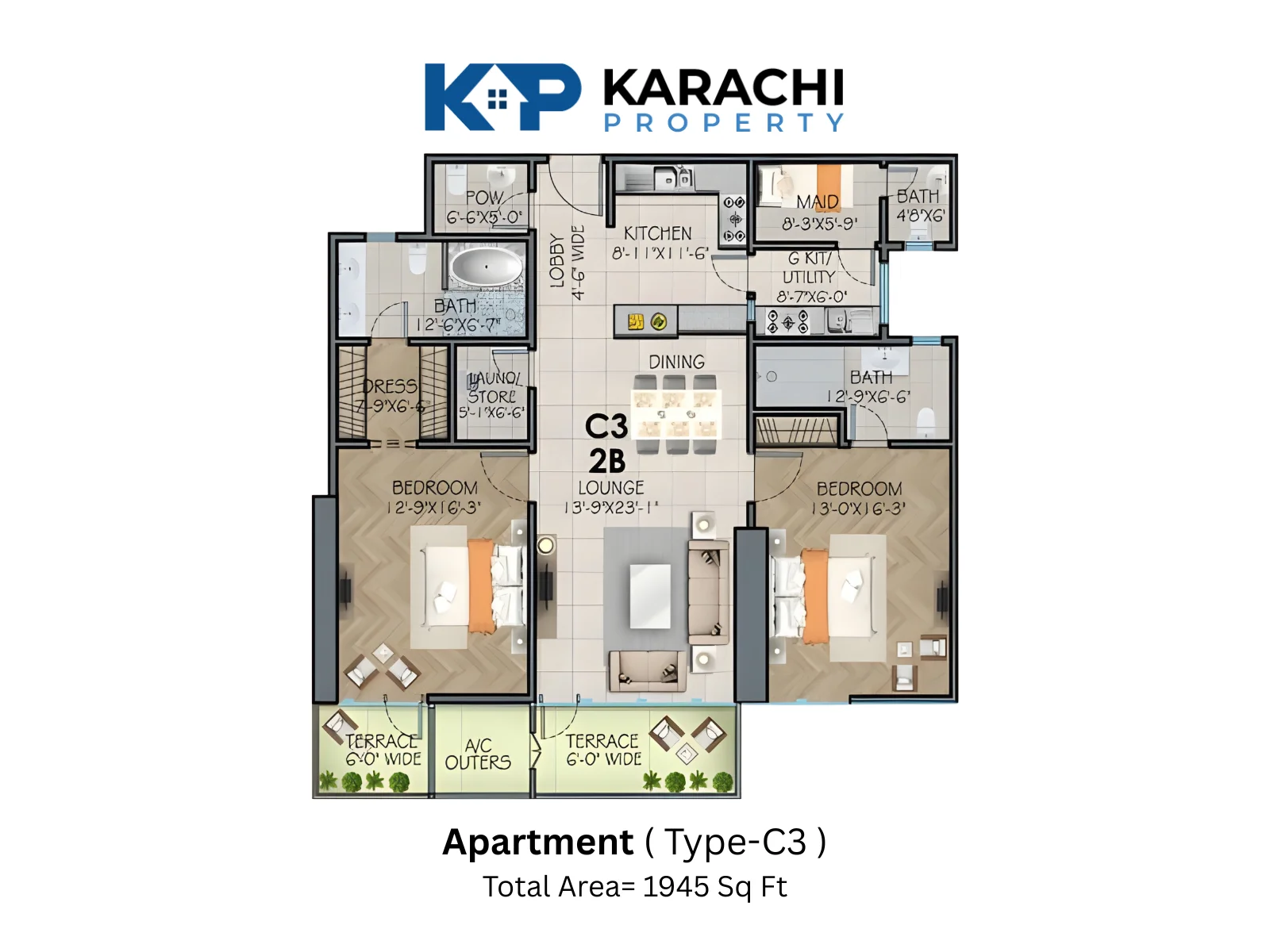 Type-C3 Apartment
