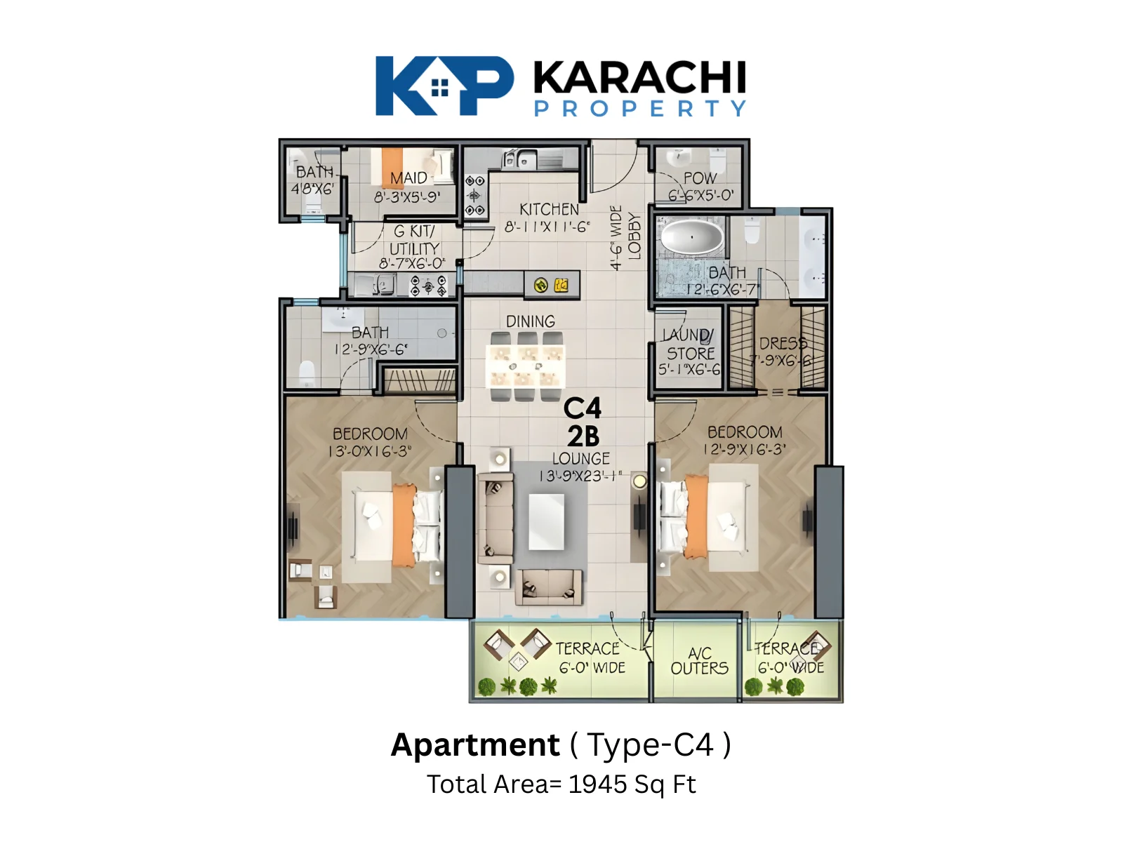 Type-C4 Apartment