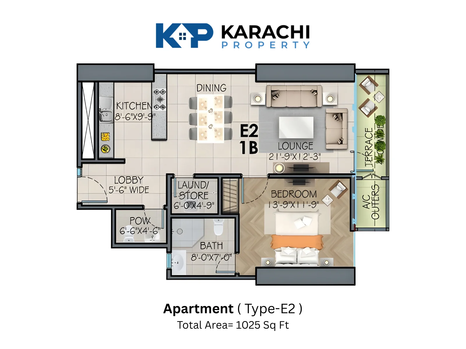 Type-E2 Apartment