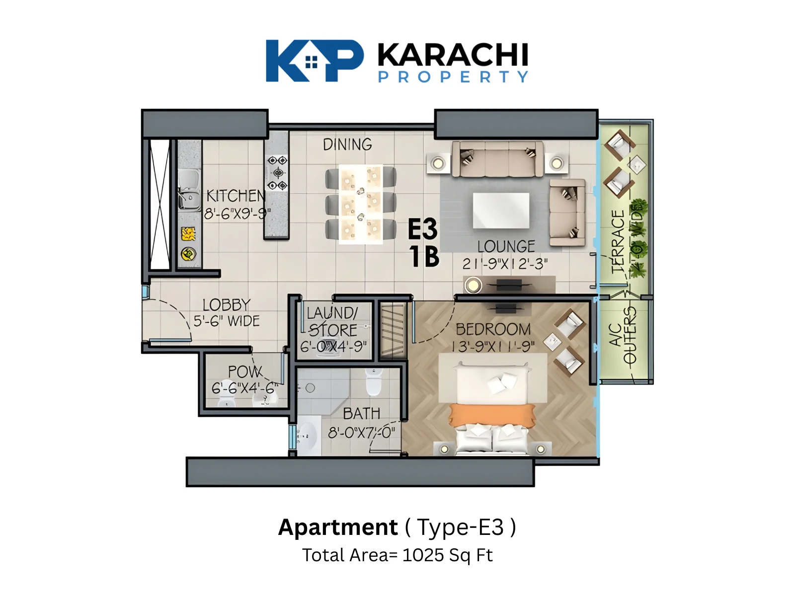 Type-E3 Apartment