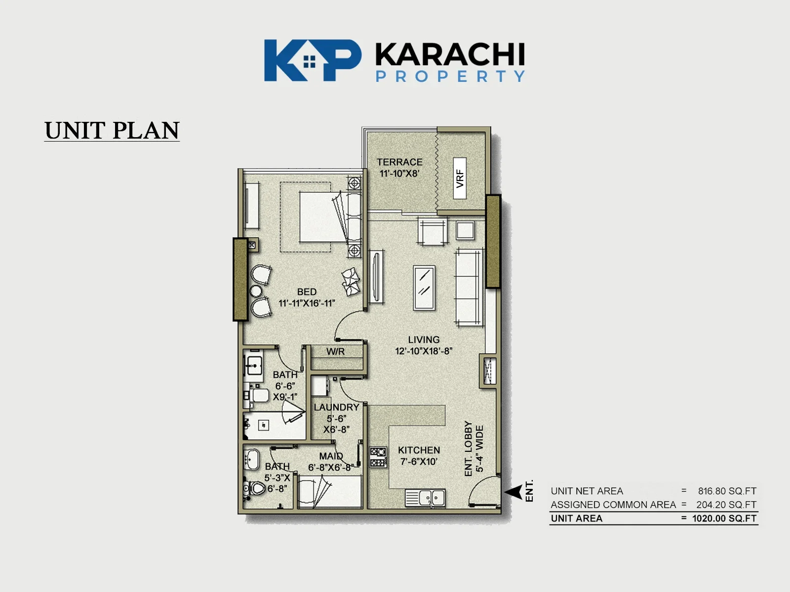 Type C1 Apartment plan