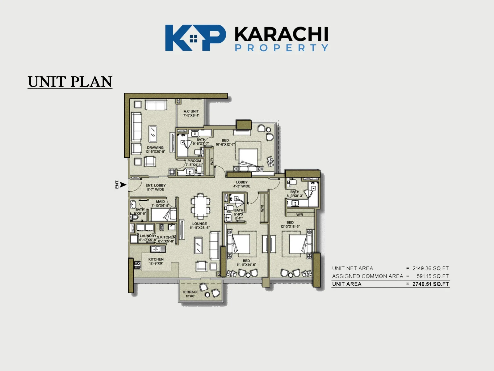 Type A Apartment plan