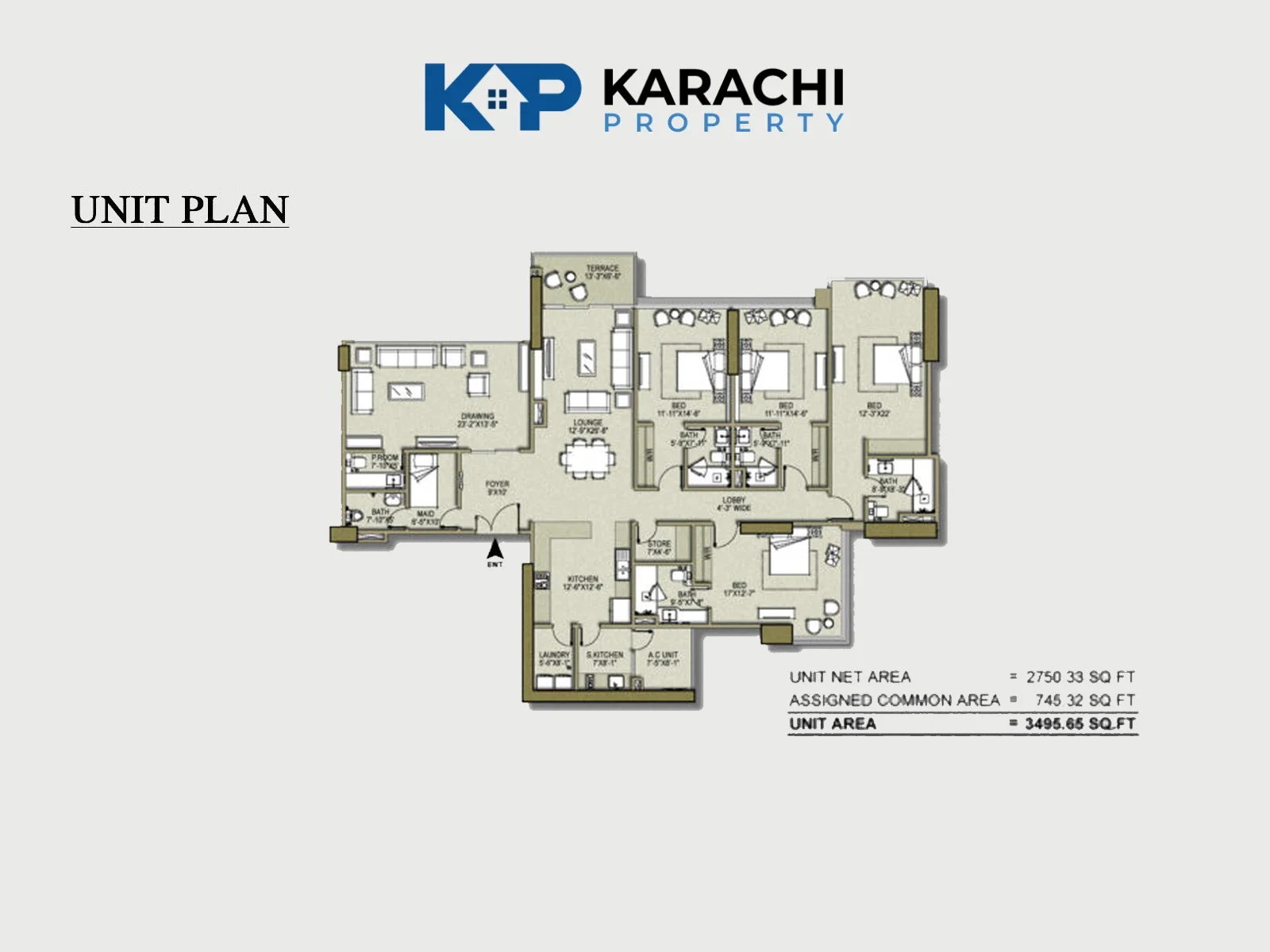 Type XL Apartment plan