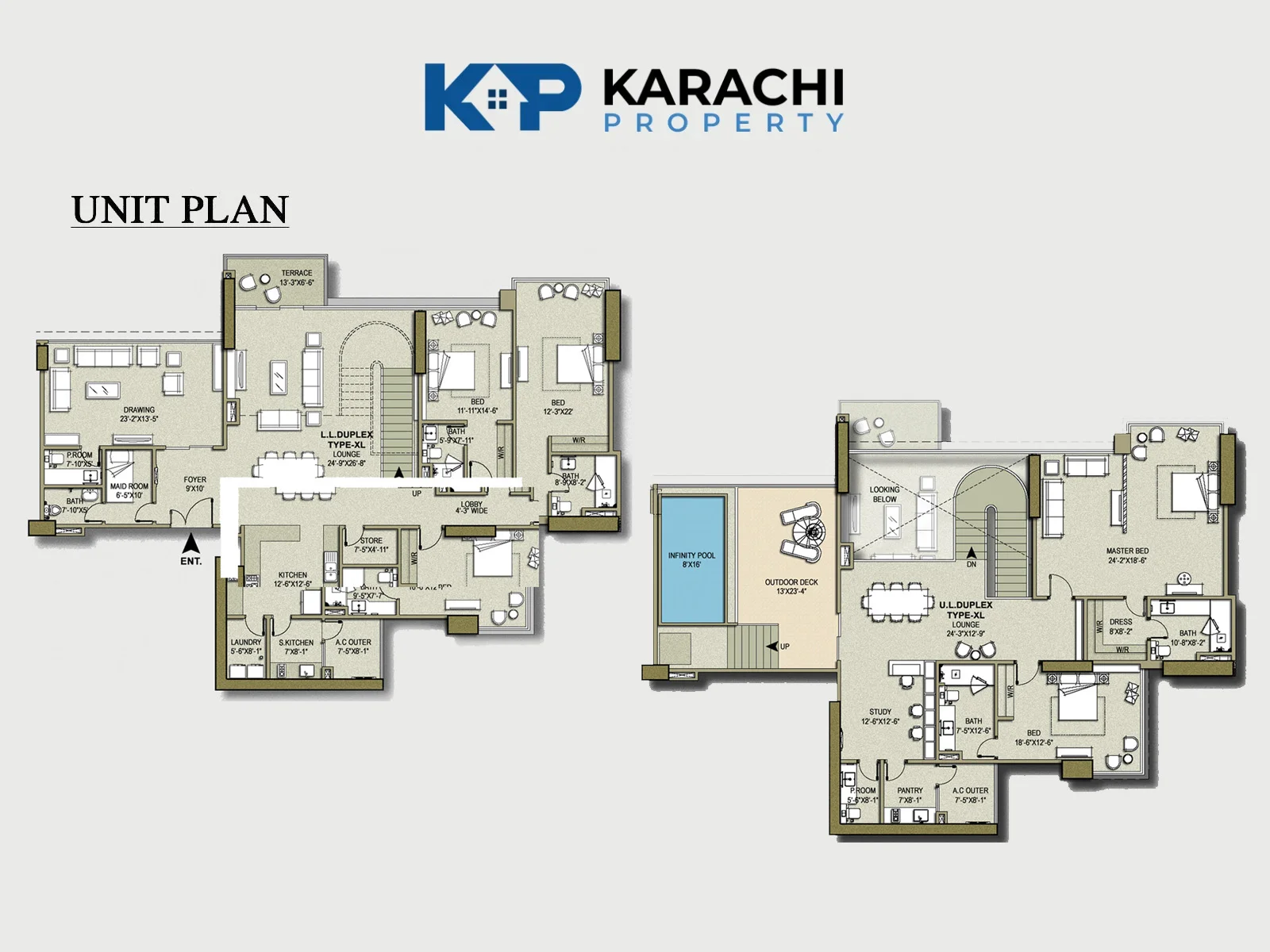 Penthouse Lower Level Duplex