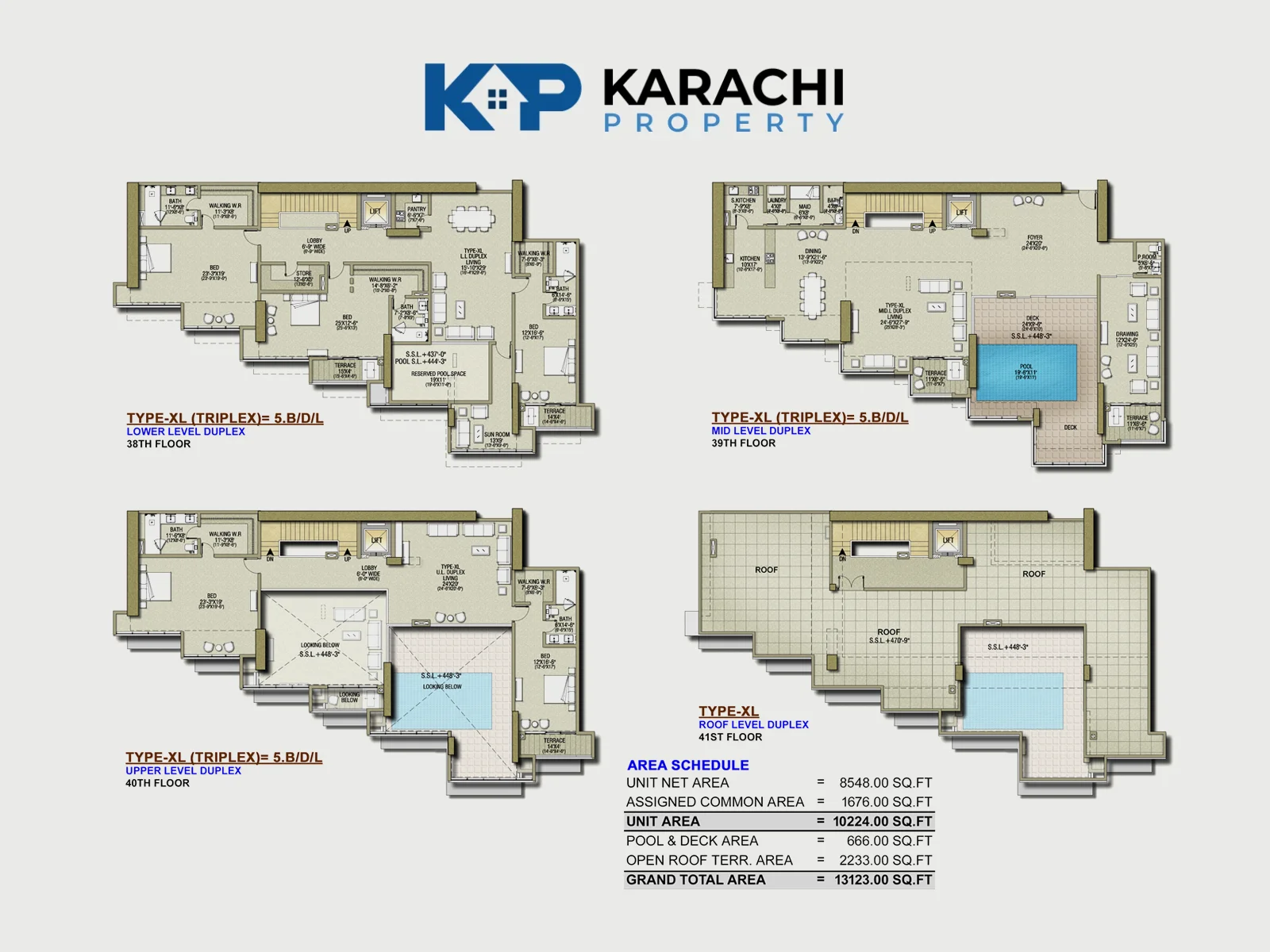 TYPE-XL TRIPLEX plan