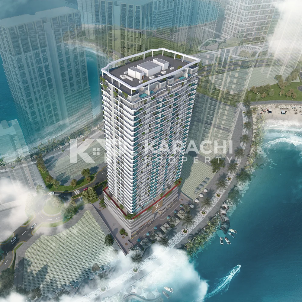 Top elevation of AA Beachfront
