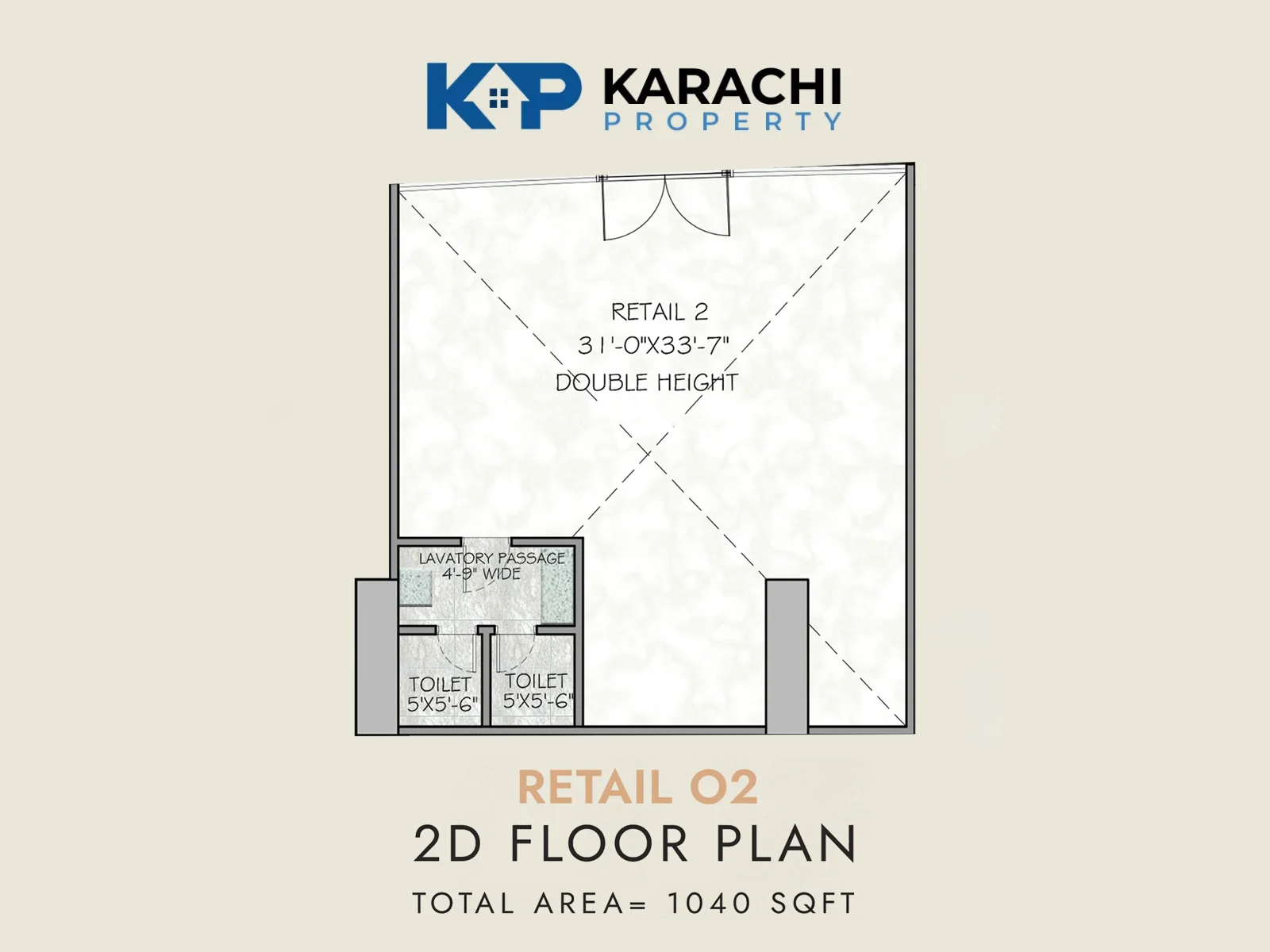 retail outlet 02 plan 1040 sq ft