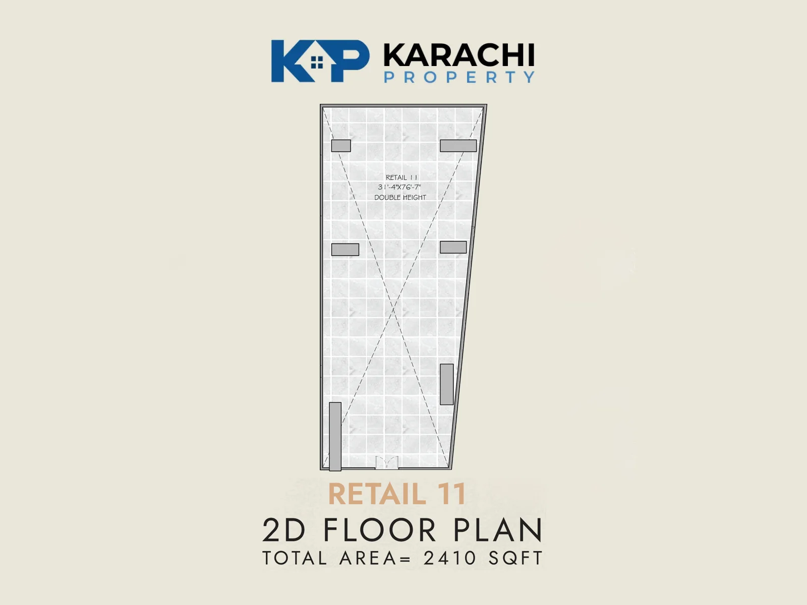 retail outlet 11 plan 2410 sq ft